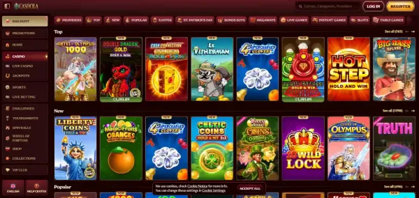 Casoola Casino na mobitelu